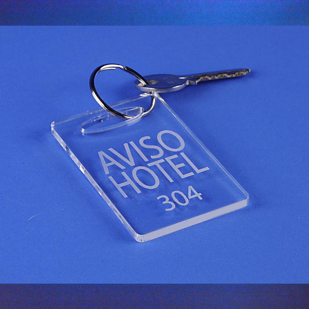 Porte-clés en Plexiglas coloré - Porte-clés - Accessoires pour les hôtels