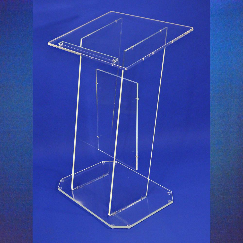 Pupitre de table plexiglas - plateau 50/40 cm avec réglette