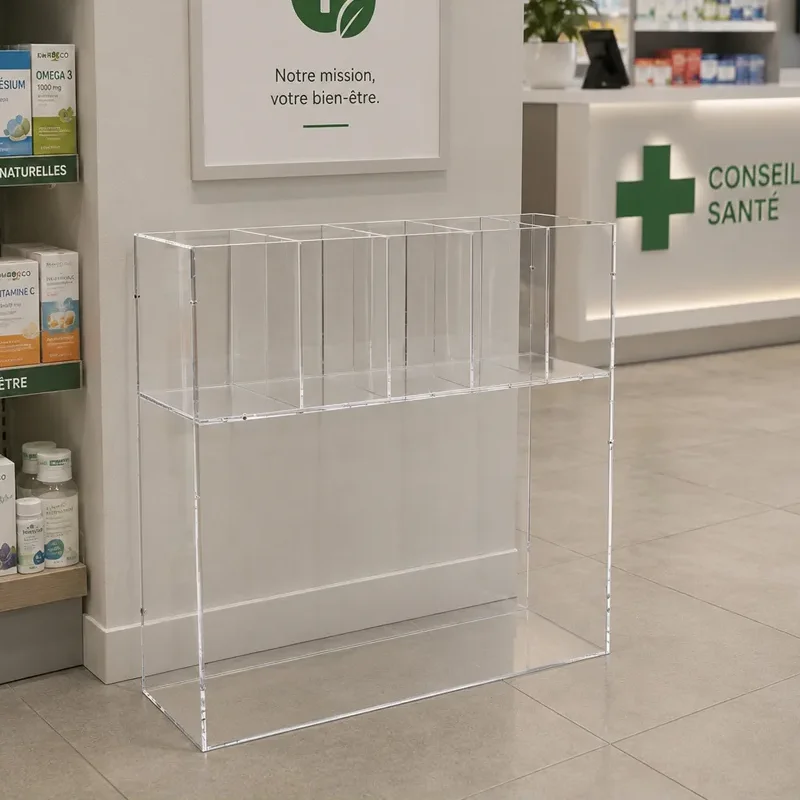 Agencement de magasin : le plexiglas comme atout design