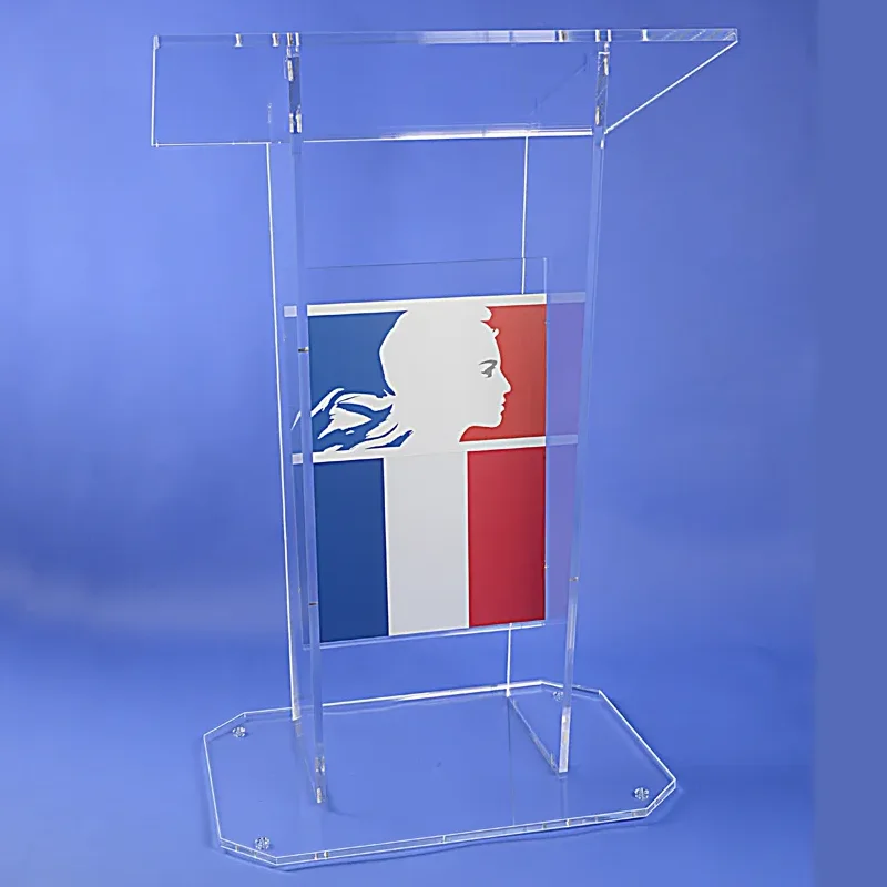 Pupitres de conférence plexiglas : le choix des professionnels