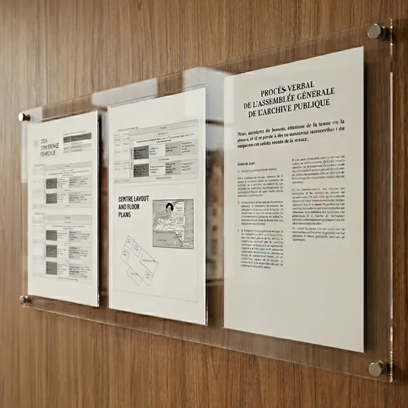 Portes affiches en plexiglas et sécurité : l'essentiel à savoir