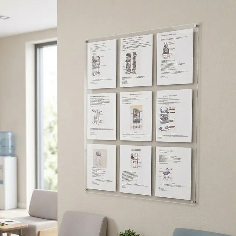 Portes-affiches plexiglas : communiquer avec clarté