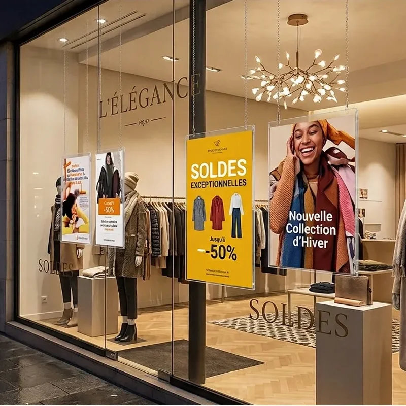 Portes-affiches plexiglas : communiquer avec clarté