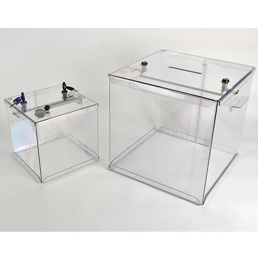 Urnes de vote en plexiglas : sécurité et transparence