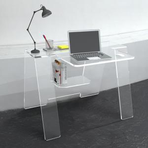 perspex computer desk