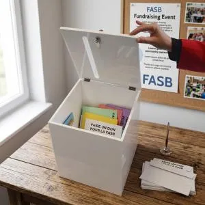 Boite pour collecte opaque 30/30 CM