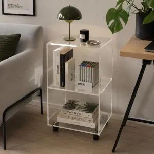 Meuble à roulettes et tablette