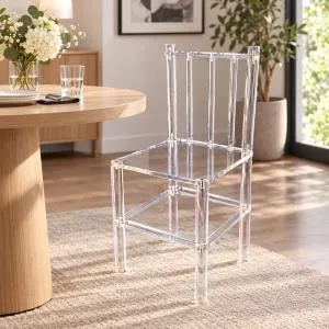 Chaise Plexi à Barreaux