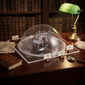 Demi Sphère Plexiglas et Son Socle