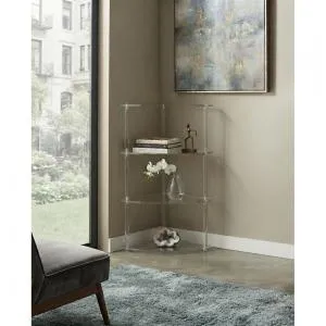 Etagere angle Plexiglas
