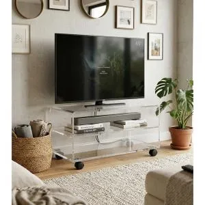 Table Tv à roulettes et Tablette