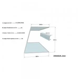 Pare haleine plexi sur mesure
