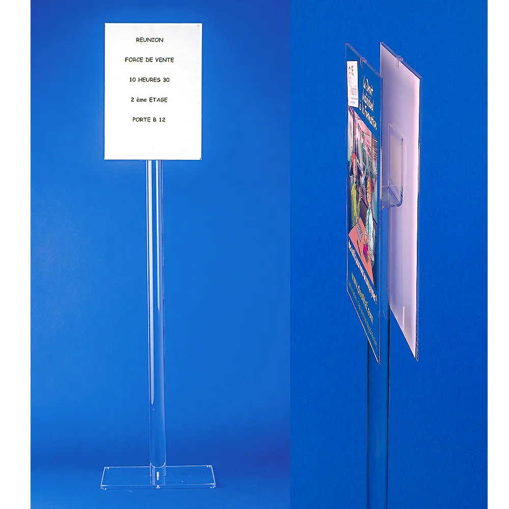 Affichage sur pied A3 vertical